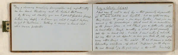 Log on board the S.S. Somersetshire, sheet 10 of 87, 1860
