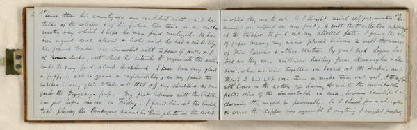 Log on board the S.S. Somersetshire, sheet 12 of 87, 1860