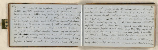 Log on board the S.S. Somersetshire, sheet 14 of 87, 1860