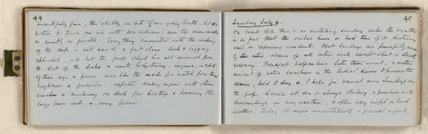 Log on board the S.S. Somersetshire, sheet 25 of 87, 1860