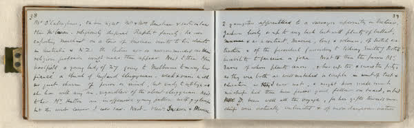 Log on board the S.S. Somersetshire, sheet 22 of 87, 1860