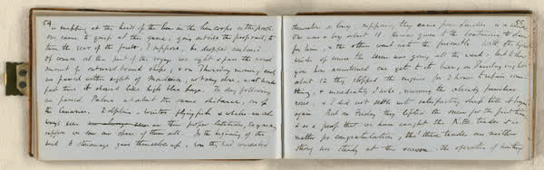 Log on board the S.S. Somersetshire, sheet 30 of 87, 1860