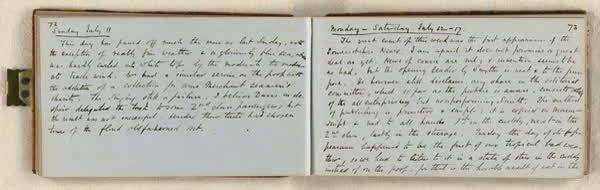 Log on board the S.S. Somersetshire, sheet 39 of 87, 1860
