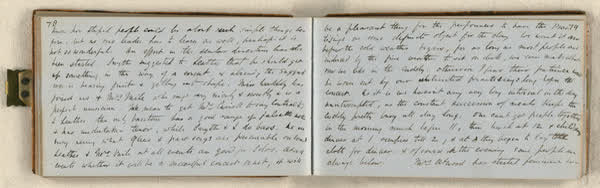 Log on board the S.S. Somersetshire, sheet 42 of 87, 1860