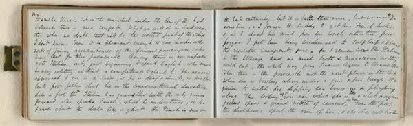 Log on board the S.S. Somersetshire, sheet 44 of 87, 1860