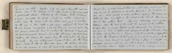 Log on board the S.S. Somersetshire, sheet 54 of 87, 1860