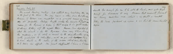 Log on board the S.S. Somersetshire, sheet 56 of 87, 1860
