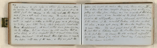 Log on board the S.S. Somersetshire, sheet 45 of 87, 1860