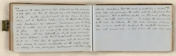 Log on board the S.S. Somersetshire, sheet 55 of 87, 1860