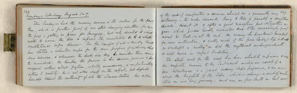 Log on board the S.S. Somersetshire, sheet 66 of 87, 1860