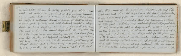 Log on board the S.S. Somersetshire, sheet 71 of 87, 1860