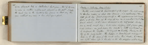 Log on board the S.S. Somersetshire, sheet 76 of 87, 1860