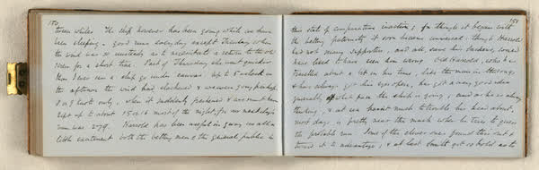 Log on board the S.S. Somersetshire, sheet 78 of 87, 1860