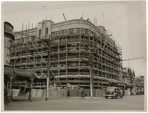 Construction of Municipal Electricity Department building, 1941