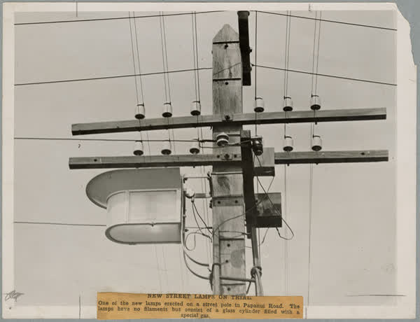 New gas cylinder lamps, 1941