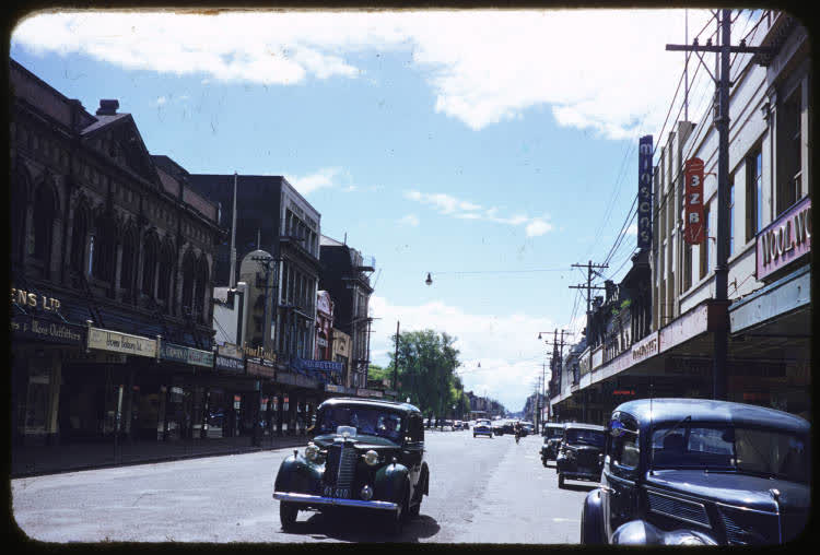 Colombo Street, Christchurch, 1950