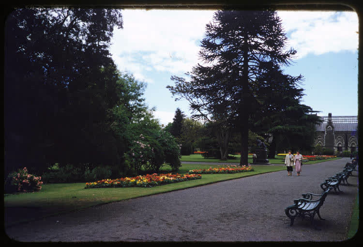 The Botanic Gardens, Christchurch, 1950