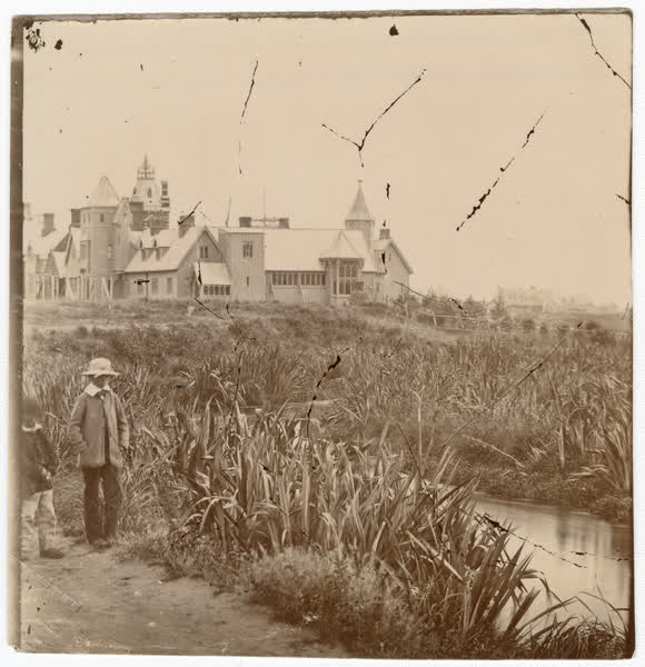 Government Buildings and Avon River, 1861