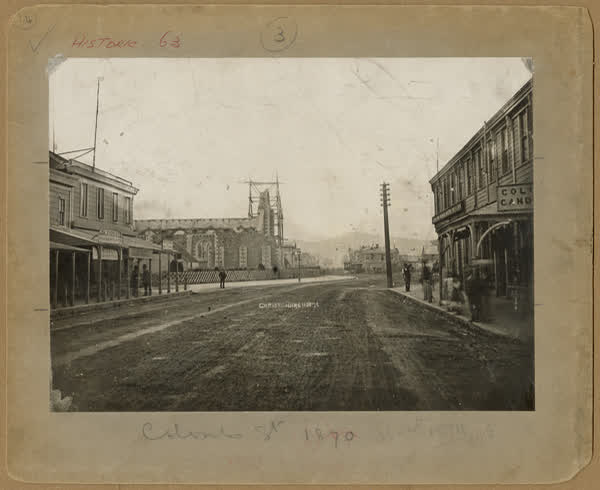 Colombo Street looking south, 1874