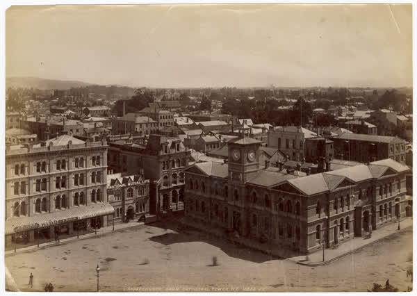 View of Cathedral Square, 1880