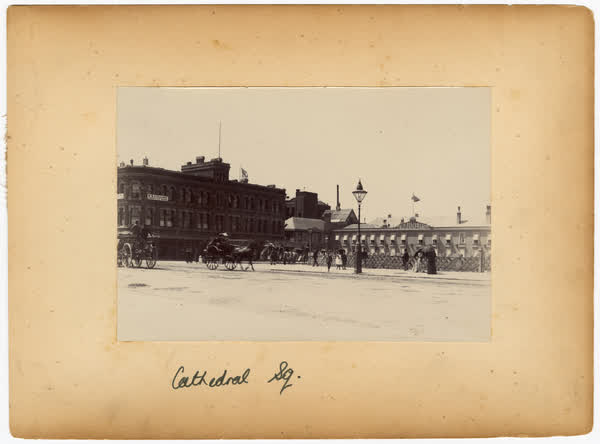 Warners Hotel Cathedral Square, 1880
