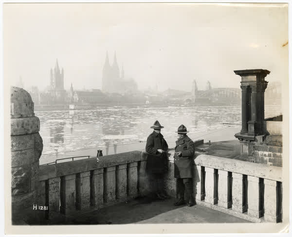 Soldiers in Cologne, Germany, 1919