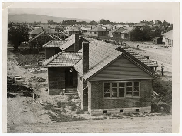 Government Housing subdivision, Riccarton, 1940
