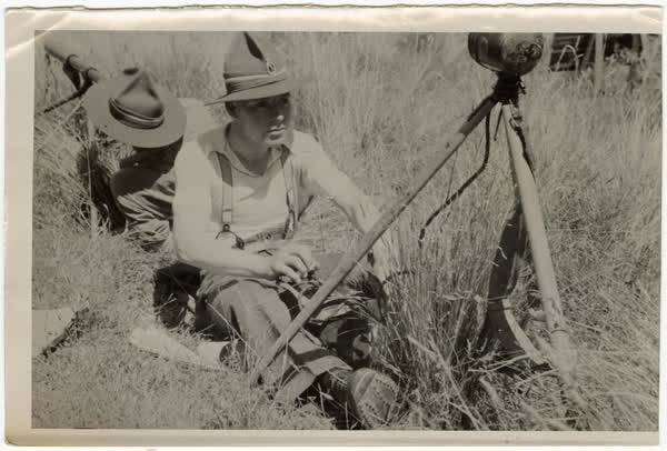 Territorial training for NZ Signal corps, 1940