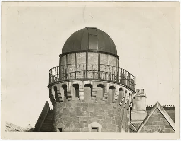 Canterbury College observatory, 1940
