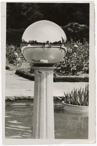 Decorative feature at the Botanic Gardens, 1941