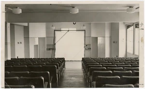 Presentation room, MED building, 1941