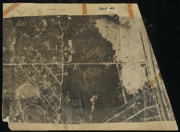 Aerial photomosaic of North Beach, 1926