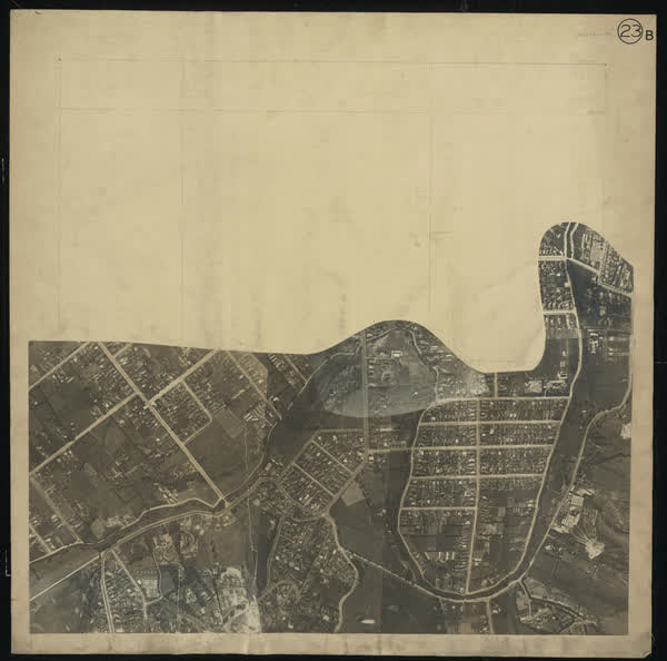 Aerial photomosaic of Cashmere and Beckenham, 1926