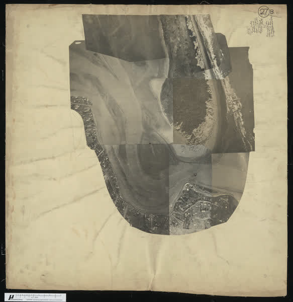 Aerial photomosaic of Moncks Bay and Southshore Spit, 1926