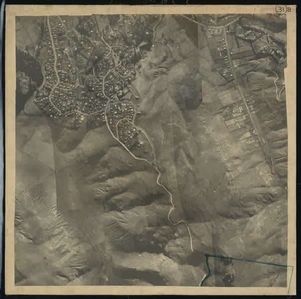 Aerial photomosaic of Dyers Pass Road and Bowenvale Avenue, 1926