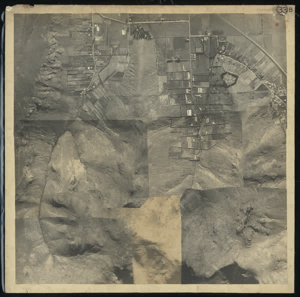 Aerial photomosaic of Avoca Valley and Horotane Valley, 1926