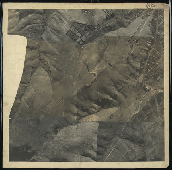 Aerial photomosaic of Evans Pass Road and Richmond Hill, 1926