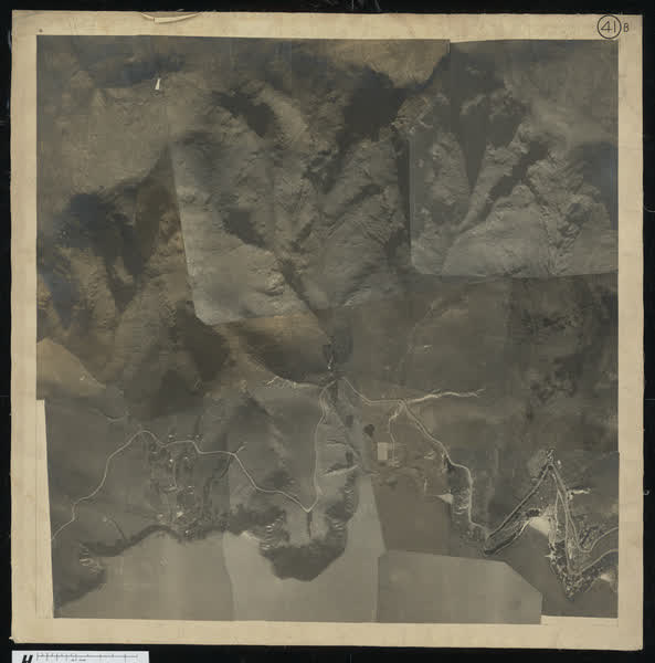 Aerial photomosaic of Rāpaki, Cass Bay, and Corsair Bay, 1926