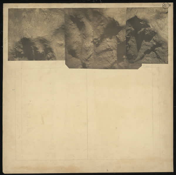 Aerial photomosaic of Port Hills above Cass Bay, 1926