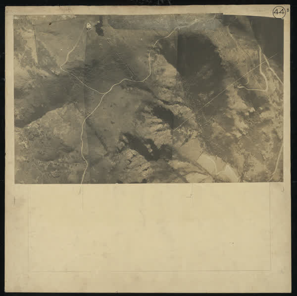 Aerial photomosaic of Summit Road and Dyers Pass Road, 1926