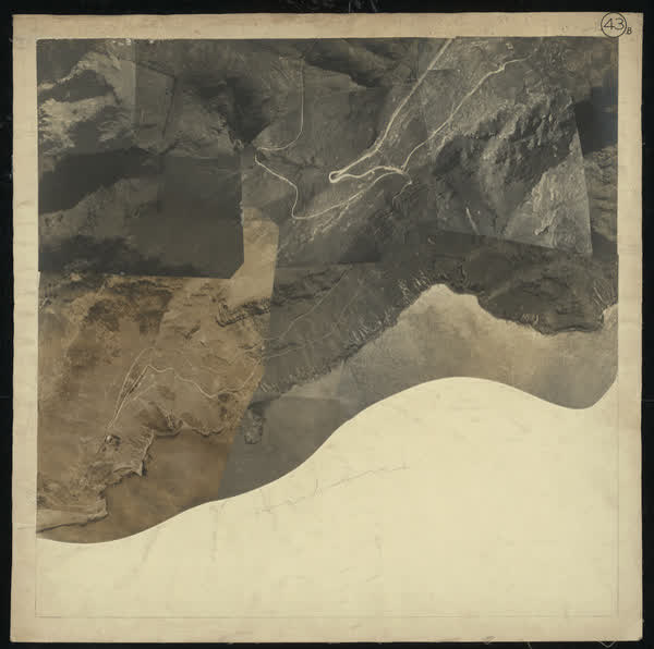 Aerial photomosaic of Harbour and Summit Road junction, 1926