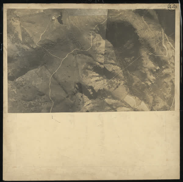 Aerial photomosaic of Dyers Pass Road and Summit Road, 1926