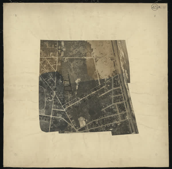 Aerial photomosaic of North Beach, 1926