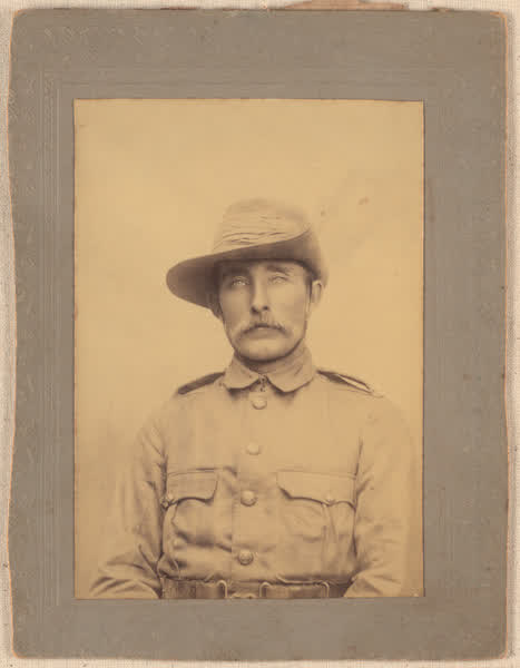 Soldier portrait, 1900
