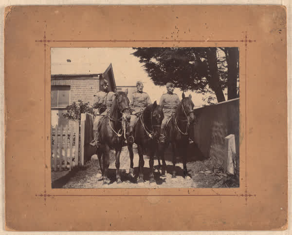 Canterbury Mounted Rifle soldiers, 1914