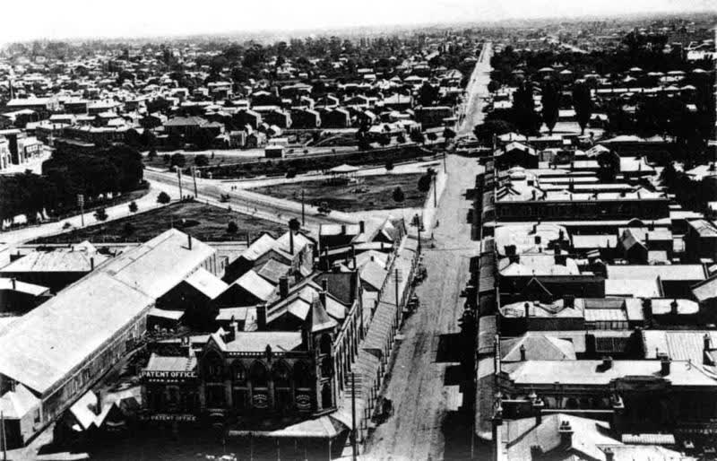 Negative: Christchurch Looking North (copy), 1906