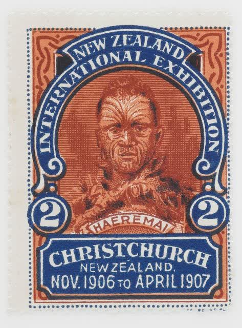 Cinderella, Christchurch Exhibition label No. 2, 1906