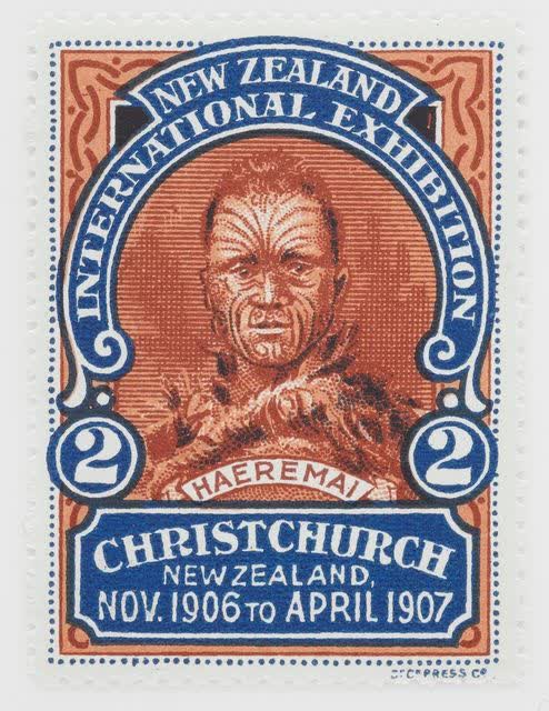 Christchurch Exhibition label No. 2, 1906