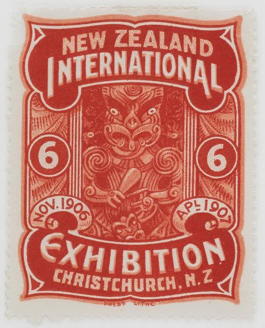Christchurch Exhibition label No. 6, 1906