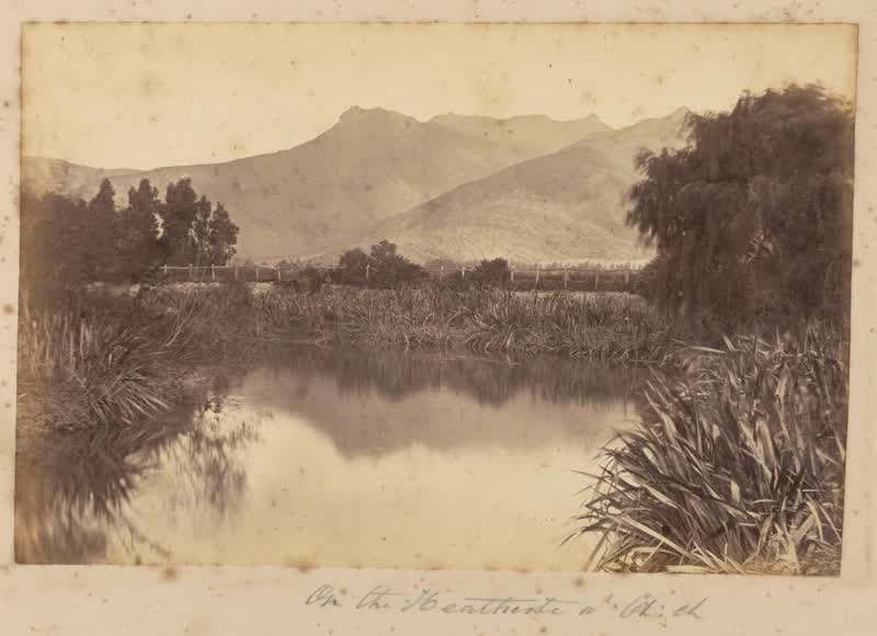 On the Heathcote at Christchurch. From the album: New Zealand views, 1868